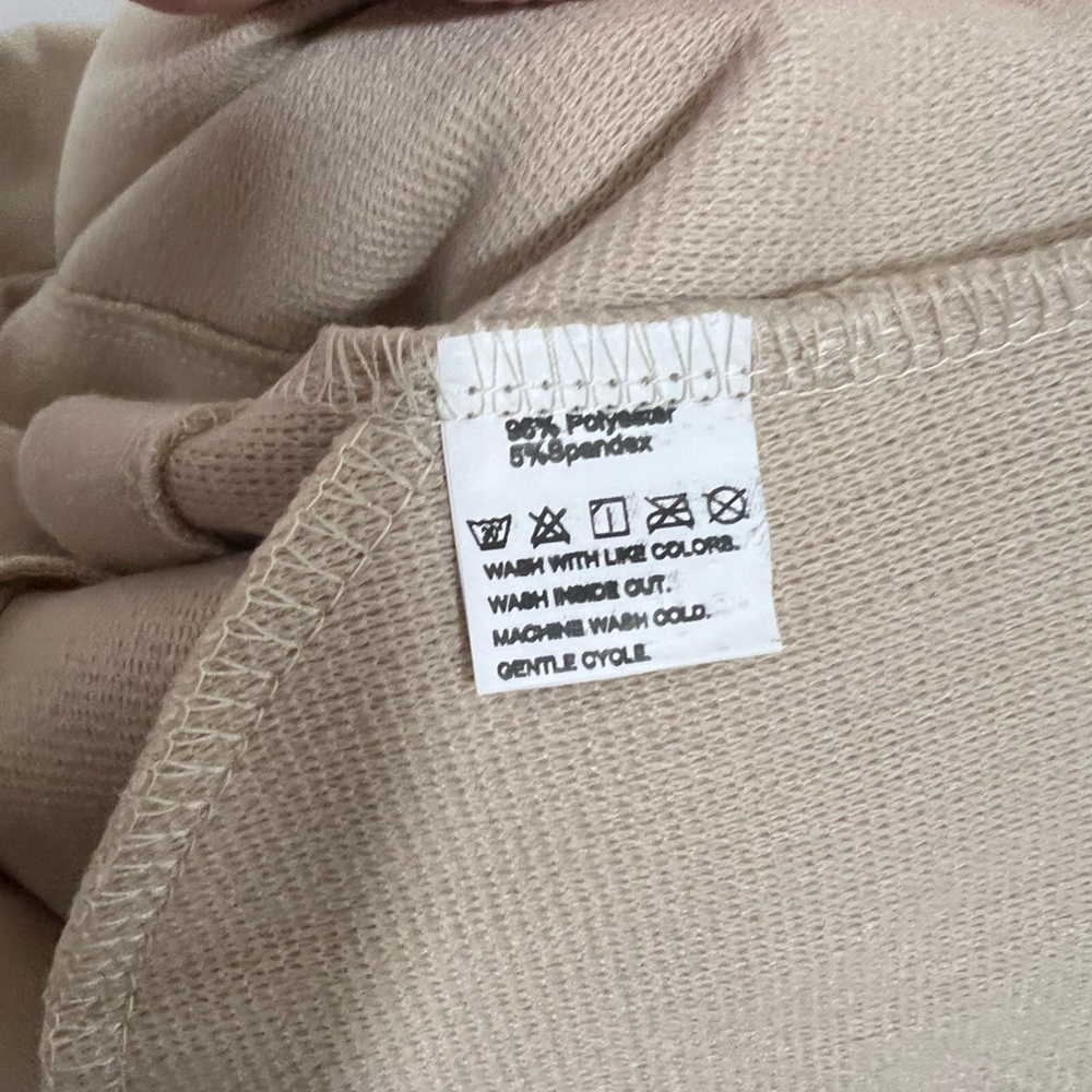 Source Unknown Beige Double-Breasted Jacket NWT - image 4